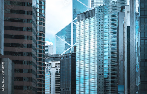 Photography Hong Kong Commercial Building Close Up