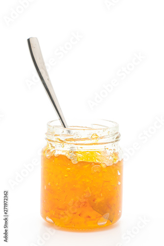 orange jam jar