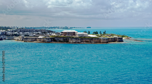 Sea departure from King's Wharf, the former Royal Naval Dockyard, on Ireland Island, Bermuda