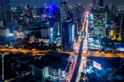 Bangkok,Thailand, 11 NOVEMBER 2014; Bangkok city view in Thailand,Asia.