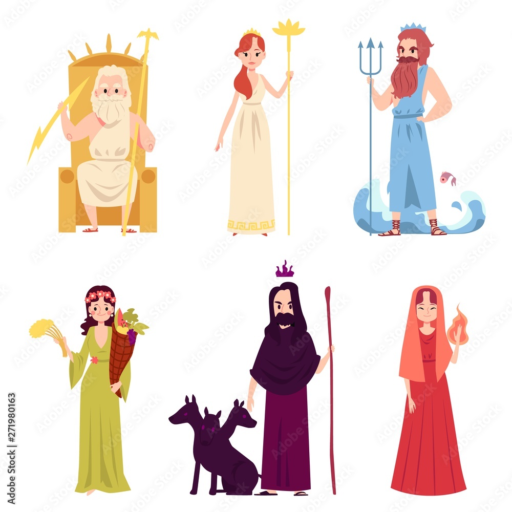 roman gods and goddesses pictures