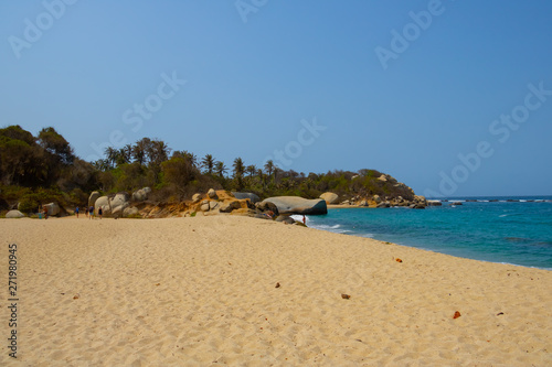 beautiful tropical beach in the caribbean © Justin