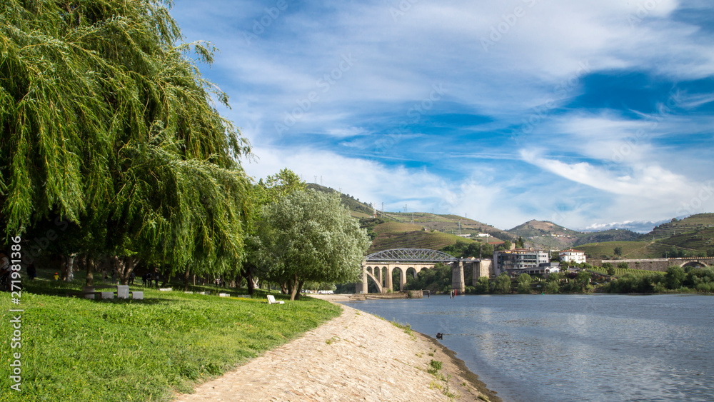 Beautiful spring landscape in a sunny day in the north of Portugal. Beautiful spring landscape in a sunny day in the north of Portugal.