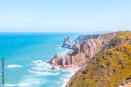 Cabo da roca, stunning views of the ocean and rocks