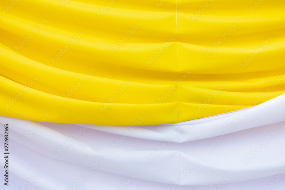 fabric white and yellow background or liquid waves fabric white and yellow background or liquid waves