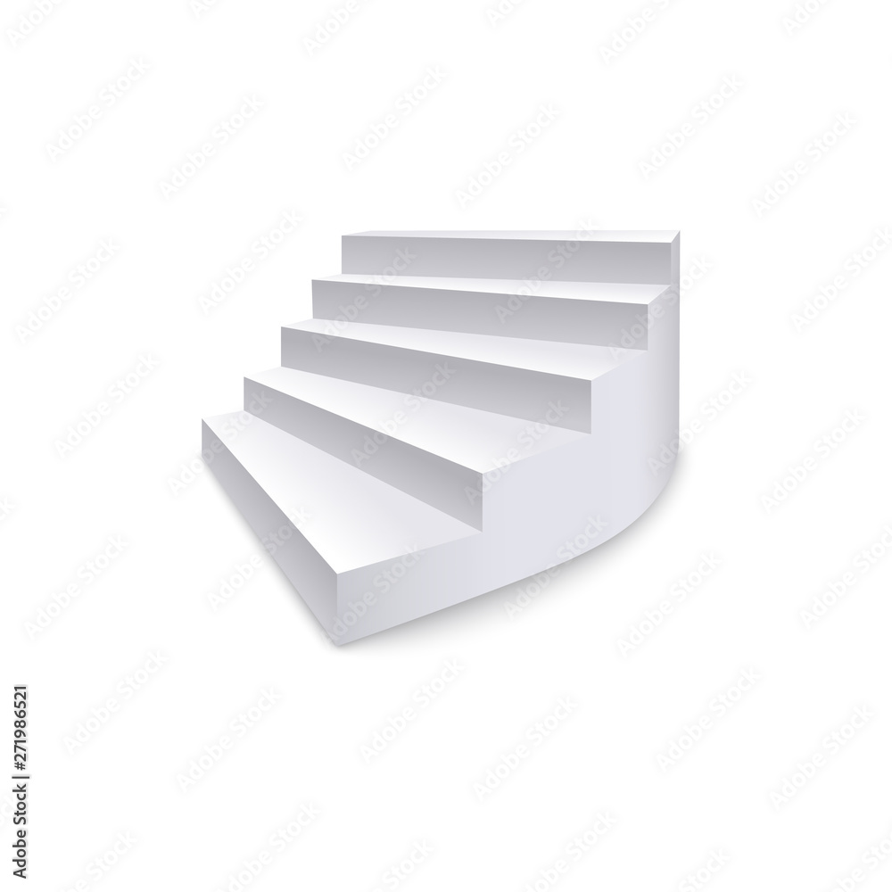 Realistic staircase, ladder and stair with side view. Realistic staircase, ladder and stair with side view.