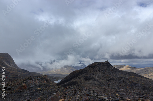 beautiful pastoruri glacier in the andes in peru © Mira