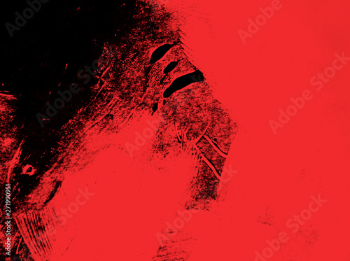 black red summer paint background texture with grunge brush strokes