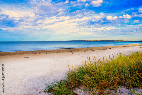 Idyllic beach landscape in Rügen- Dranske, Baltic Sea, Germany, Europe