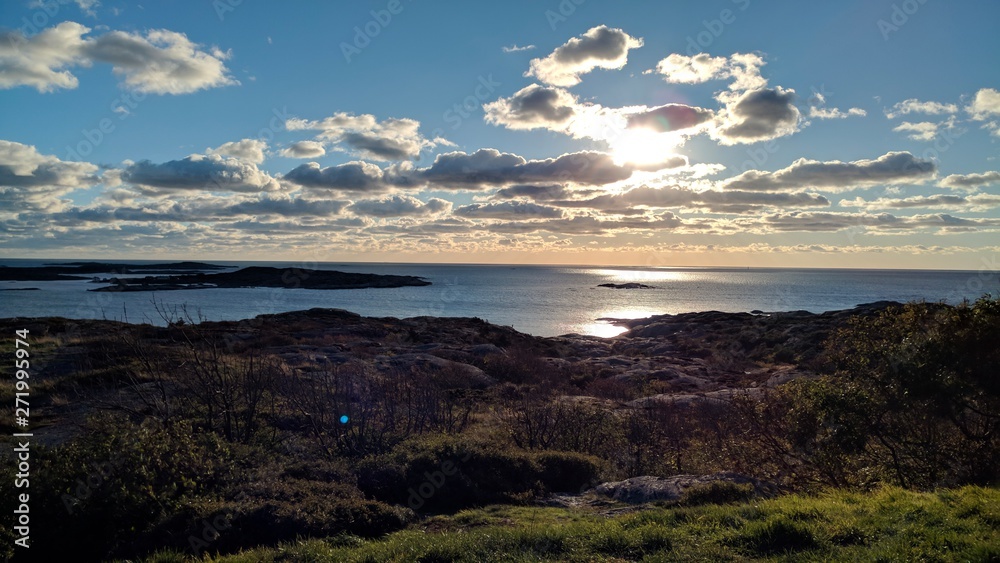 view of swedish archipelago