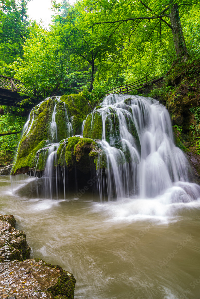 Bigar Waterfall,Caras-Severin,Romania,Located at the intersection with the parallel 45 in Romania