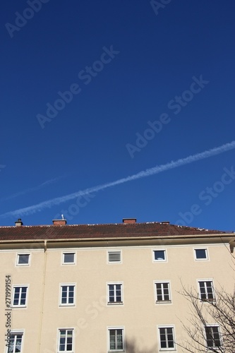 Block of flats in the suburbia. Salzburg city, district Lehen, Austria, Europe. photo