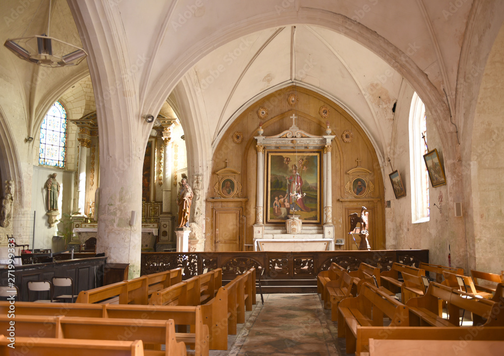Eglise St Etienne Ars en Ré intérieur