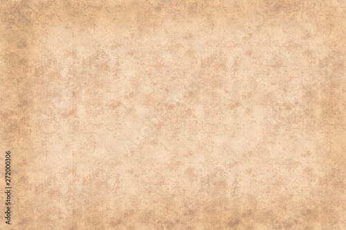 Old paper texture with vignette. Antique vintage empty papyrus as background with copy space for text or design.