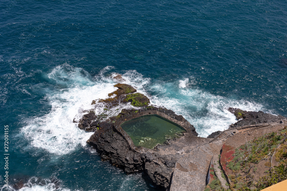 natural swimming pools on Tenerife island