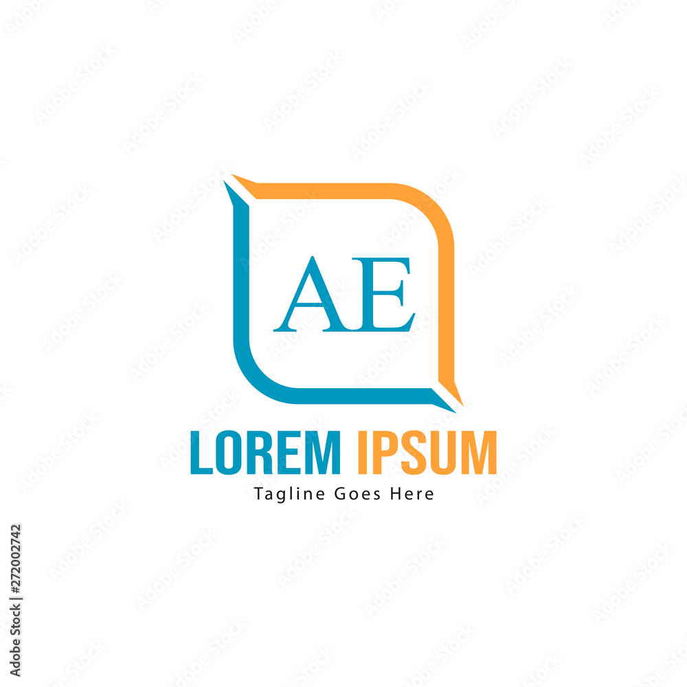 AE Letter Logo Design. Creative Modern AE Letters Icon Illustration AE Letter Logo Design. Creative Modern AE Letters Icon Illustration