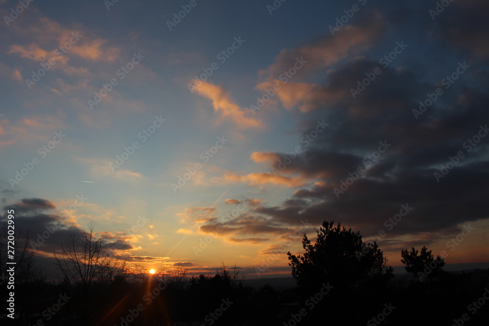 Obraz premium sunset in the sky