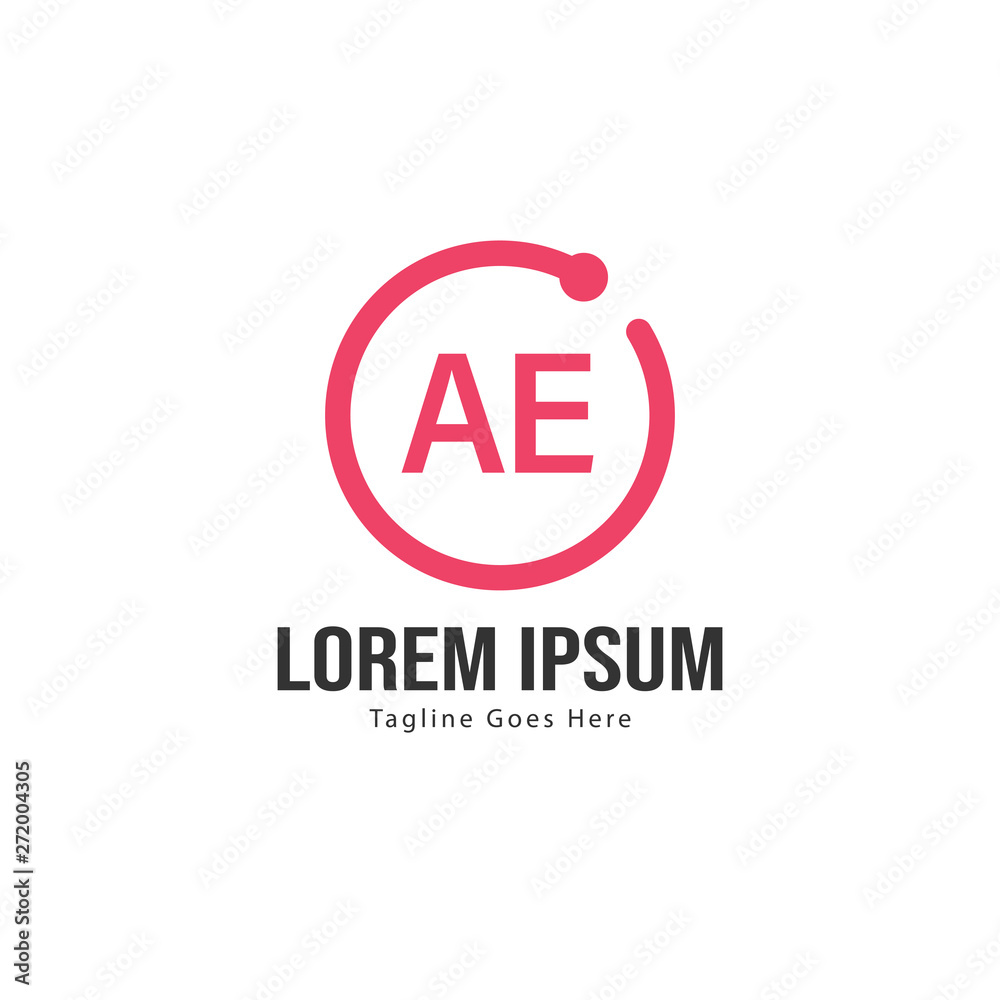 AE Letter Logo Design. Creative Modern AE Letters Icon Illustration AE Letter Logo Design. Creative Modern AE Letters Icon Illustration