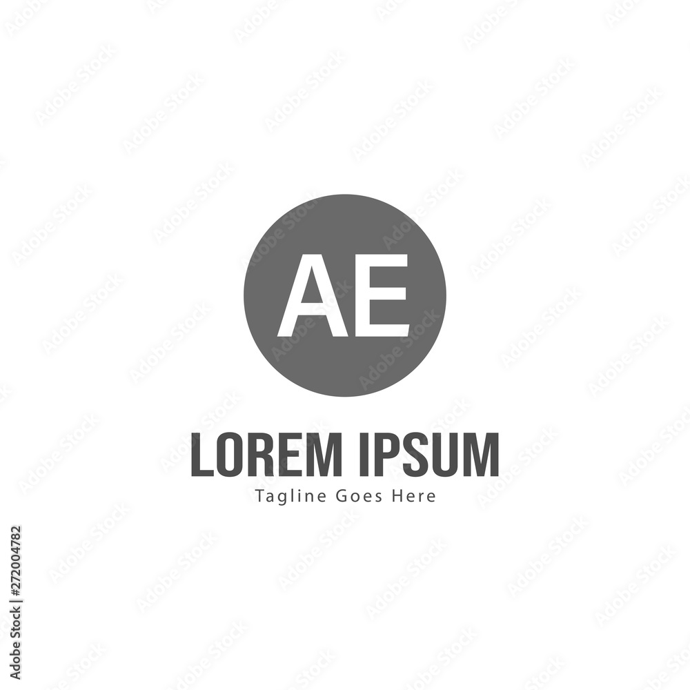 AE Letter Logo Design. Creative Modern AE Letters Icon Illustration AE Letter Logo Design. Creative Modern AE Letters Icon Illustration