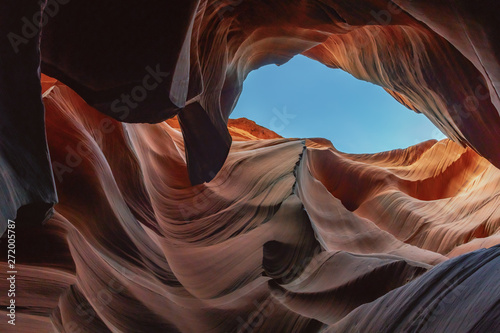 Scenic famous Canyon Antelope in Arizona near page