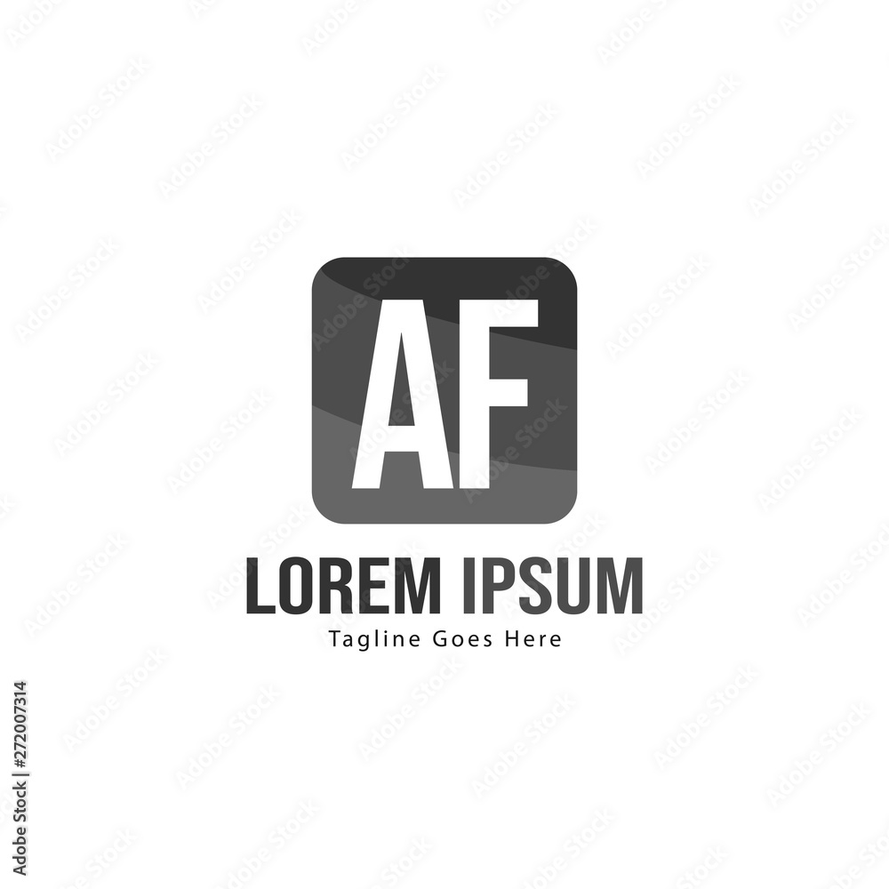 AF Letter Logo Design. Creative Modern AF Letters Icon Illustration AF Letter Logo Design. Creative Modern AF Letters Icon Illustration