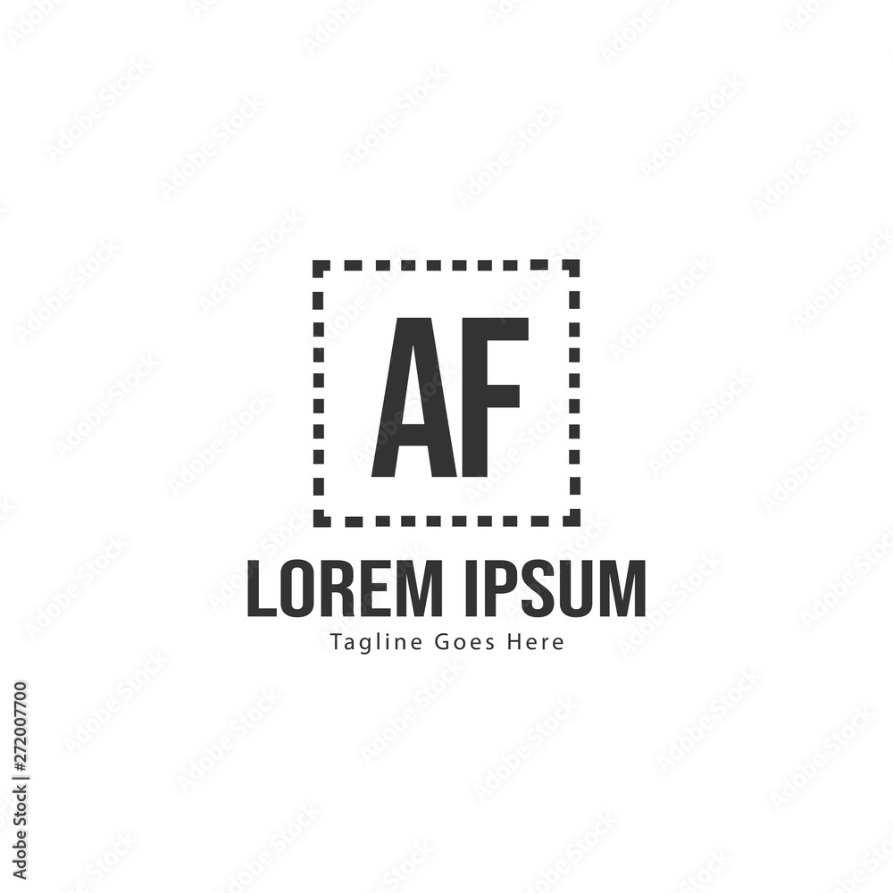 AF Letter Logo Design. Creative Modern AF Letters Icon Illustration AF Letter Logo Design. Creative Modern AF Letters Icon Illustration