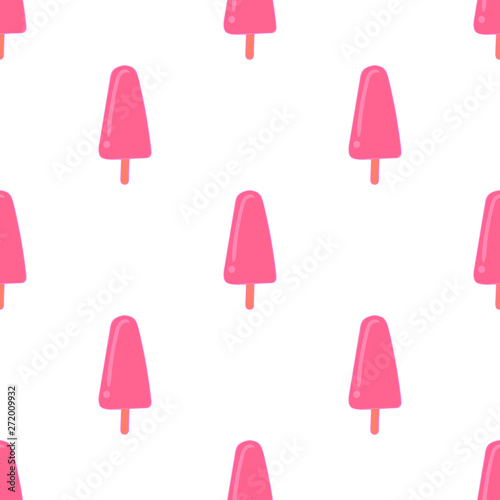 Fruit ice cream seamless pattern © renko_art