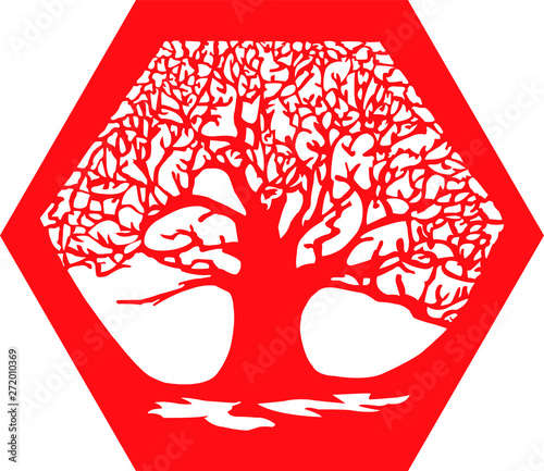 laser cut tree