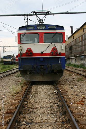 Electric locomotives and their electronic circuits from modern means of transport. These trains don't pollute the air at all.