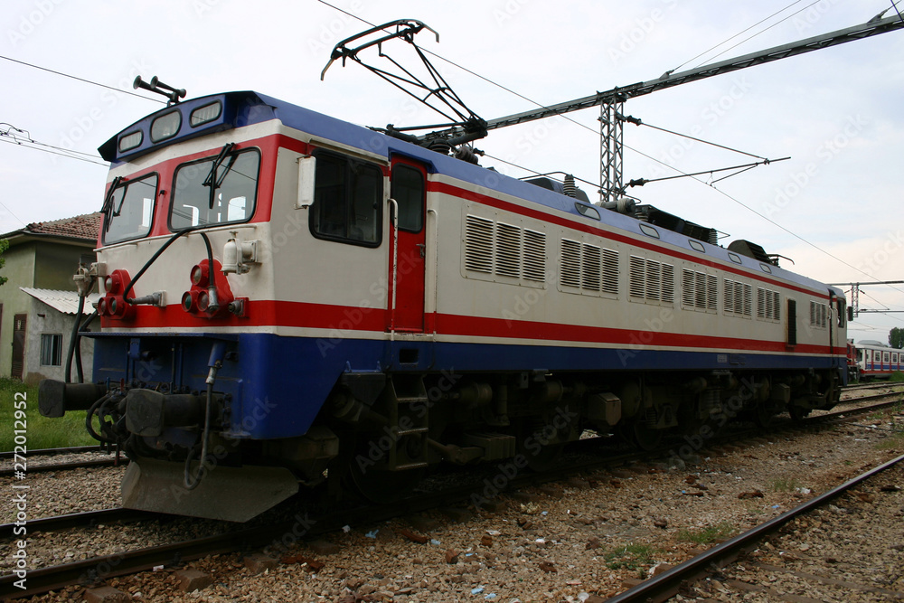 Electric locomotives and their electronic circuits from modern means of transport. These trains don't pollute the air at all.