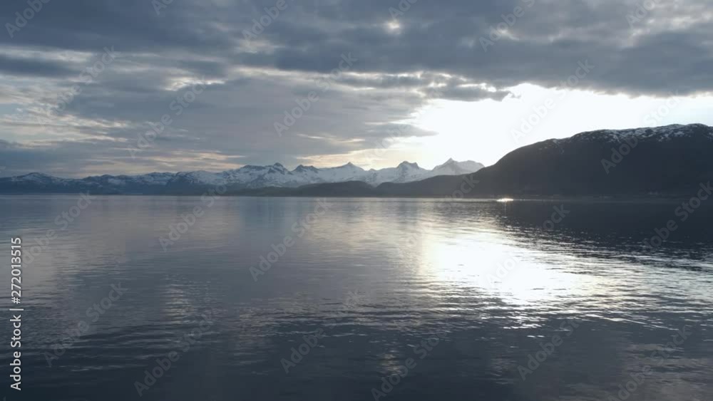 Sunset cloudy sky at the coastal of Reine and Hamnoy on Moskenesoya island, Lofoten Islands archipelag. Sunset cloudy sky at the coastal of Reine and Hamnoy on Moskenesoya island, Lofoten Islands archipelag.