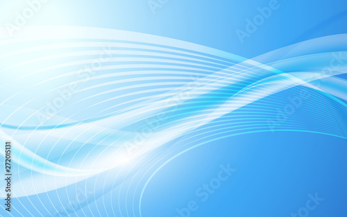 abstract blue line smooth pattern clean concept background