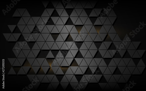 triangle hexagon pattern black red tone blackground