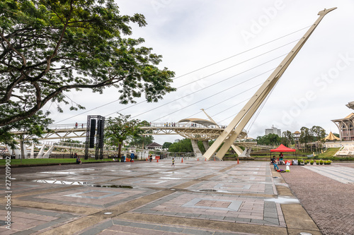 Bridge in Kuching on Borneo Malaysia