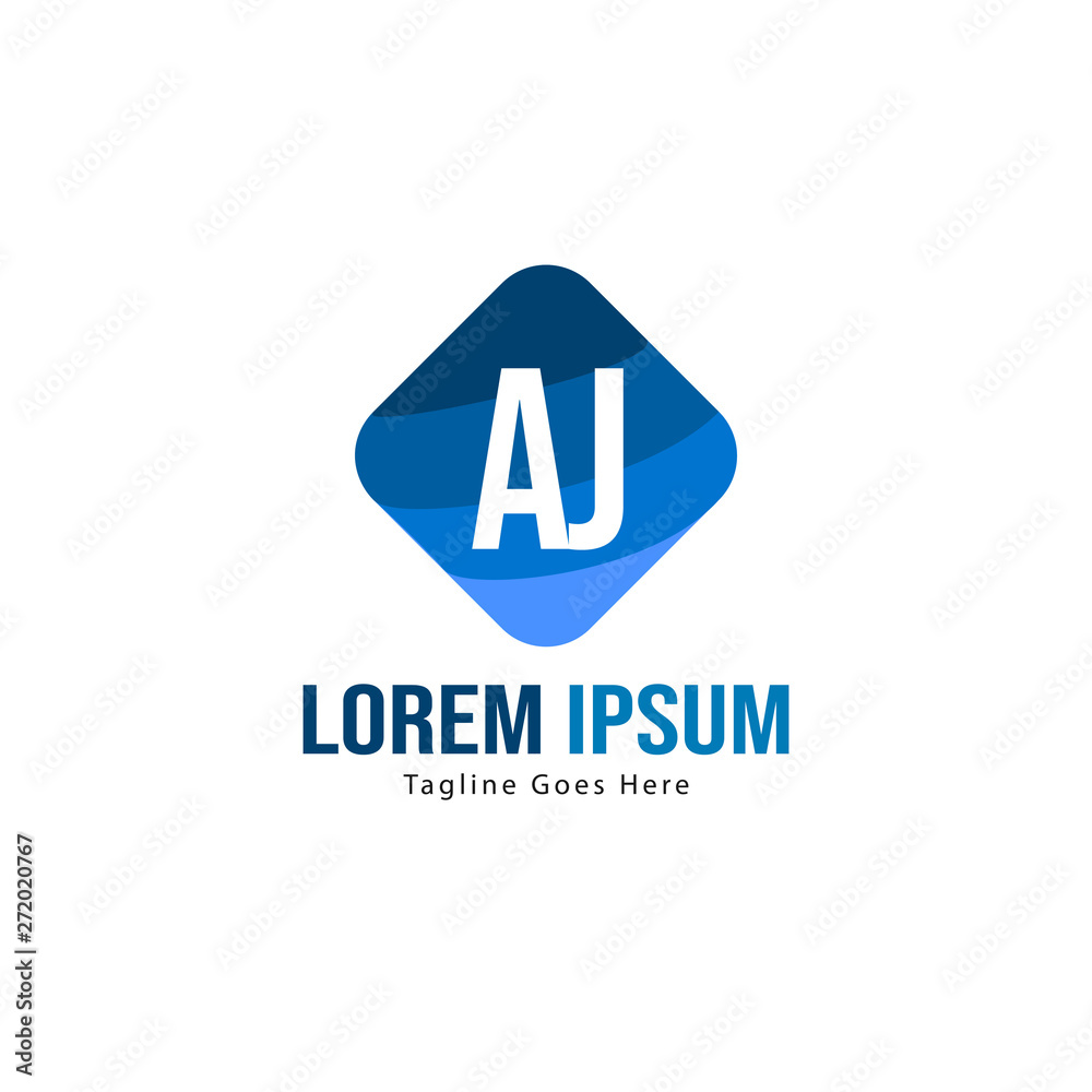 AJ Letter Logo Design. Creative Modern AJ Letters Icon Illustration AJ Letter Logo Design. Creative Modern AJ Letters Icon Illustration