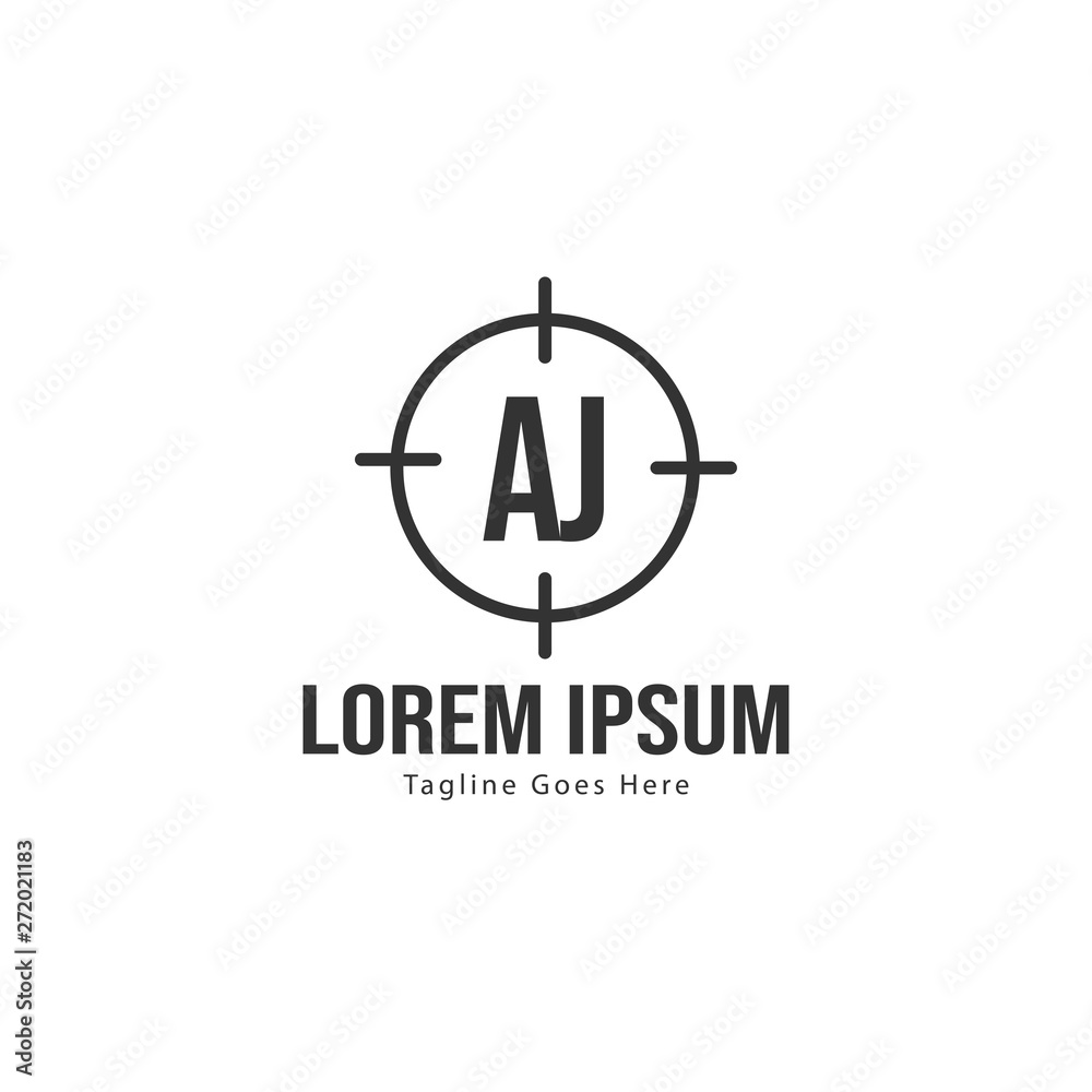 AJ Letter Logo Design. Creative Modern AJ Letters Icon Illustration AJ Letter Logo Design. Creative Modern AJ Letters Icon Illustration