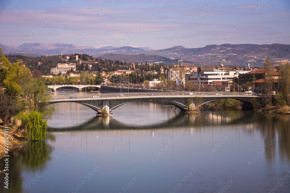 Bridge in the San Bonifacio region , Italy,Verona,2019