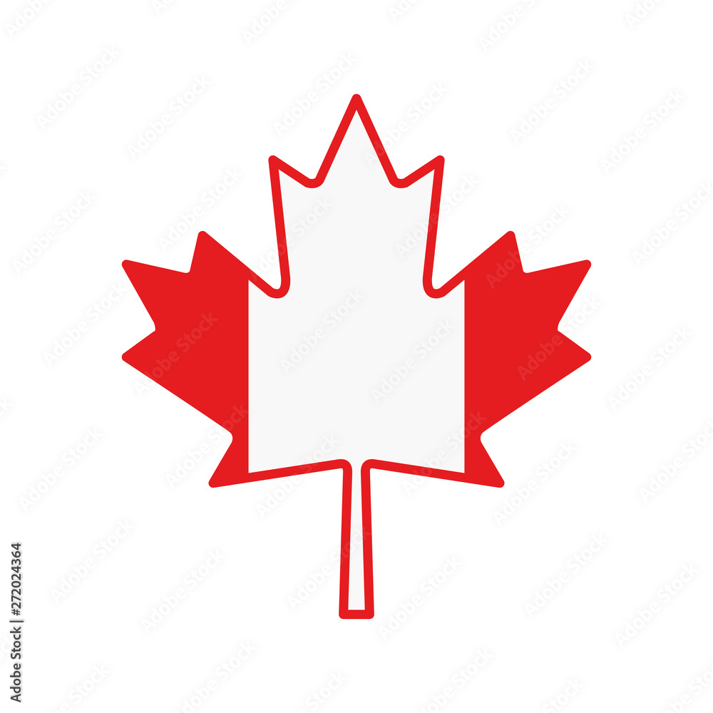 Canada symbol and maple leaf design Canada symbol and maple leaf design