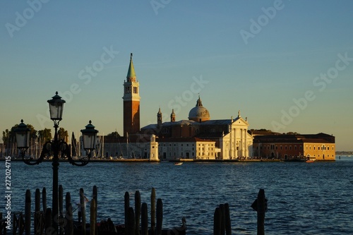 Church of San Giorgio Maggiore view from the opposite side of a lagoon