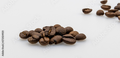 Coffee beans and few alone