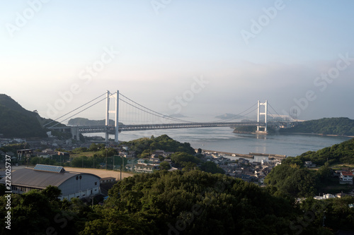 下津井から見る本州四国連絡橋（下津井瀬戸大橋）