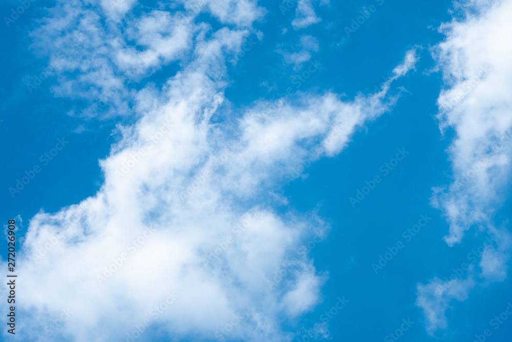 Obraz premium Beautiful blue sky clouds for background. sky in summer.