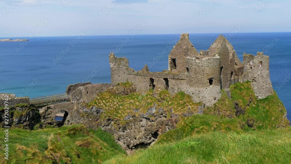 Dunluce Castle in Northern Ireland - a famous movie location - travel photography