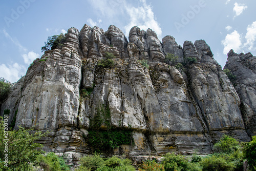 El Torcal de Antequera Natural Area located in the Malaga province of Spain.