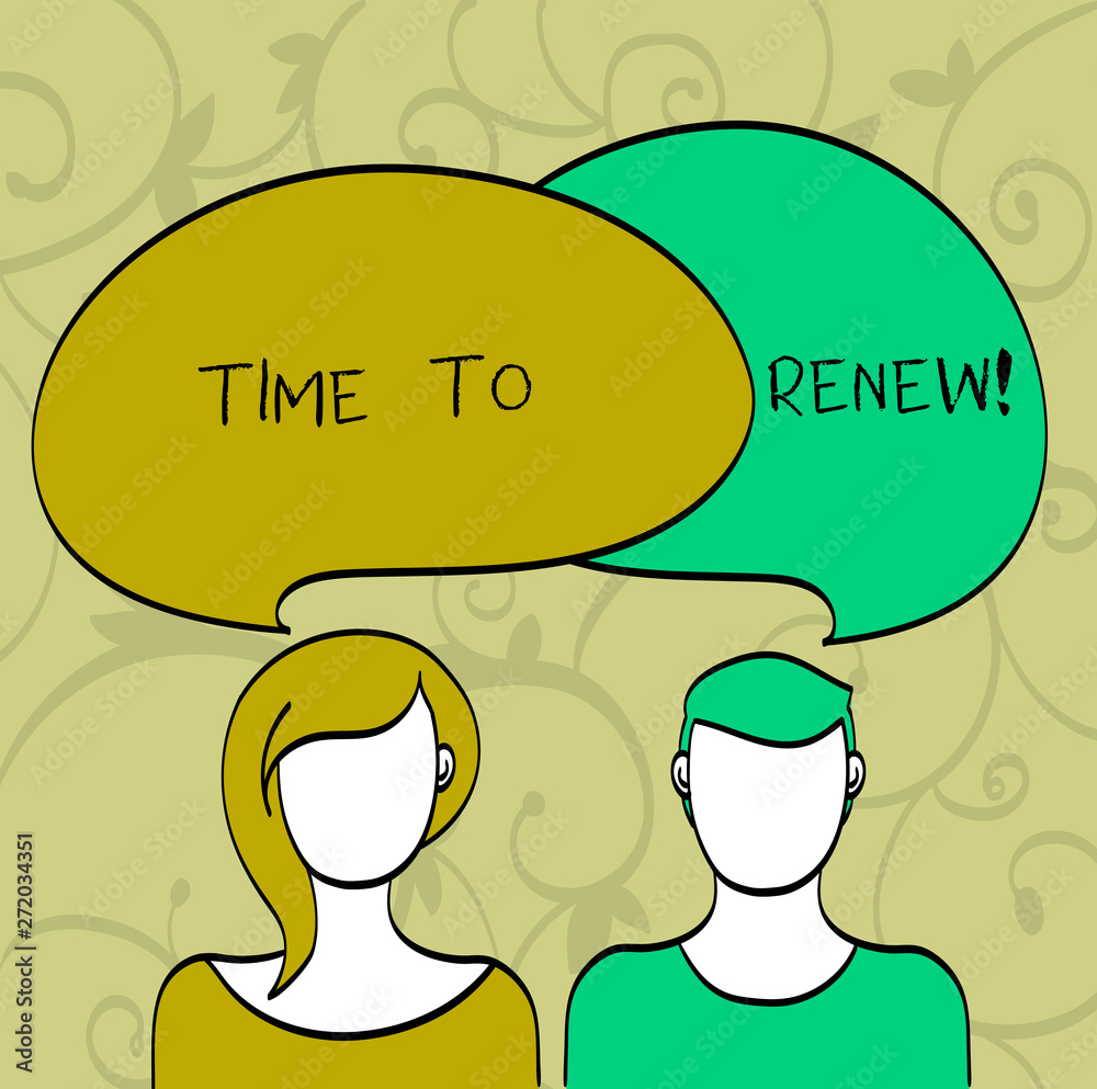 Writing note showingTime To Renew. Business photo showcasing Continue the insurance acquired Life and property protection