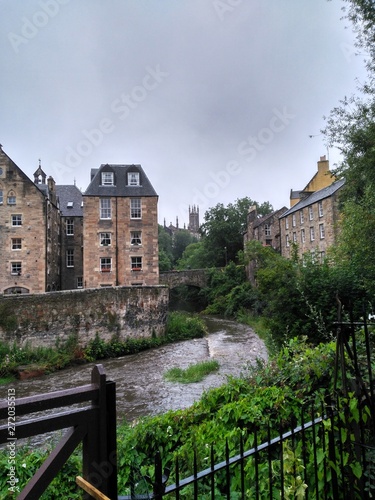 A rainy day in Edinburgh (Scotland)