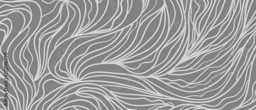Waved pattern. Abstract texture with lines. Background with stripes and waves. Print for banners, posters, flyers and textiles. Black and white illustration for design