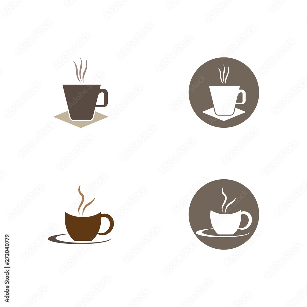 Coffee vector icon illustration design