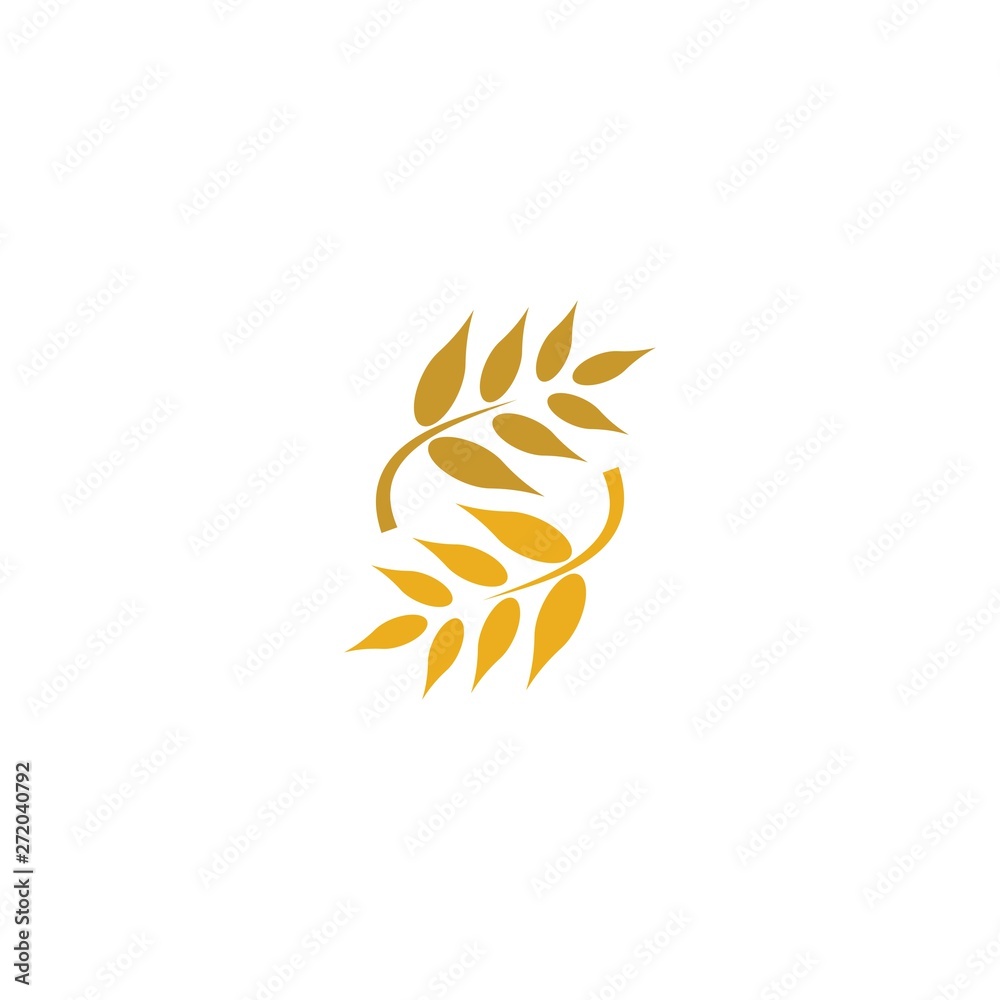 Wheat vector icon illustration design Wheat vector icon illustration design