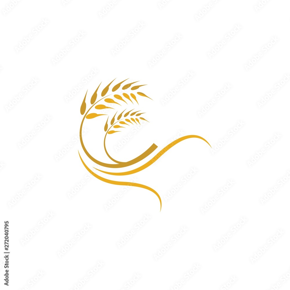 Wheat vector icon illustration design Wheat vector icon illustration design